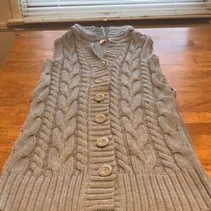 Girls Old Navy Vest Sweater